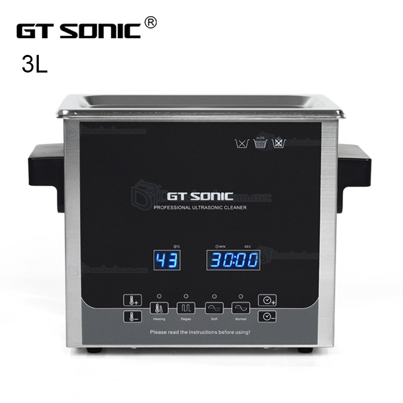GT SONIC Serie D Limpiador Ultras&oacute;nico Digital de 2L a 27L con Calentamiento